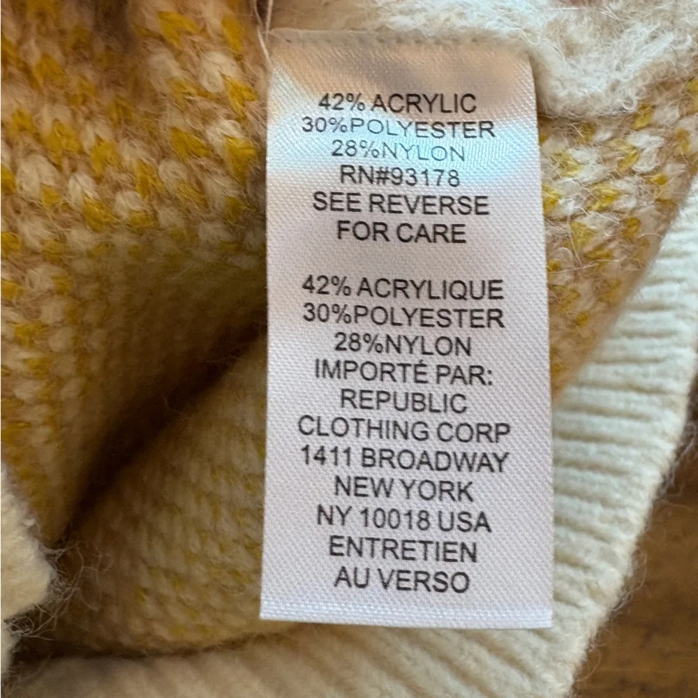 Industry Republic Clothing Retro Daisy Print Warm Cardigan Sweater Womens Medium - Picture 7 of 10